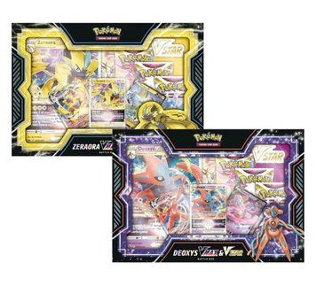 Настільна гра Pok&eacute;mon TCG - Pokеmon Deoxys/Zeraora Vmax And Vstar Battle Collection (англ) 290-85088 фото