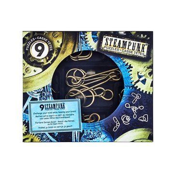 Набір головоломок Eureka 3D - 9 Steampunk Puzzles Set. Блакитний 473207 фото
