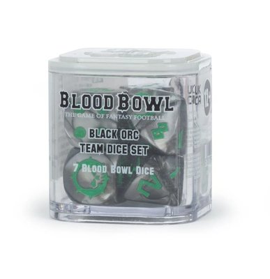 Игральные кубы GW - BLOOD BOWL: BLACK ORC TEAM DICE SET 99220909005 фото