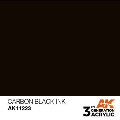 Краска AK - Ink: Carbon Black AK11223 фото