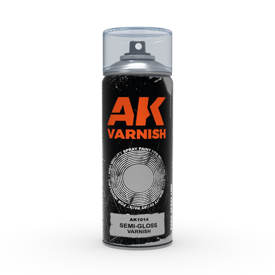 Спрей AK - Semi-Gloss varnish Spray 400ml / Лак полуглянцевий в аерозолі 400мл AK1014 фото
