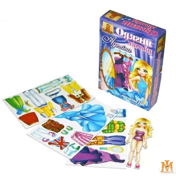 Настольная игра Bombat Game - Одень куклу. Аделина (Укр) 4820172800132 фото