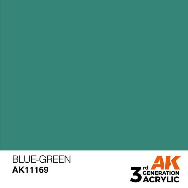 Краска AK - Standard: Blue-green AK11169 фото