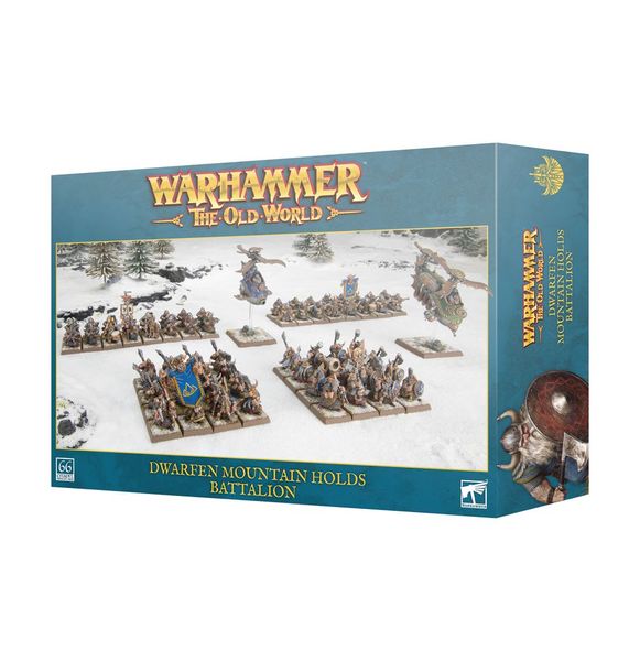 Игровой набор GW - Warhammer. The Old World: Battalion - Dwarfen Mountain Holds 99122705010 фото