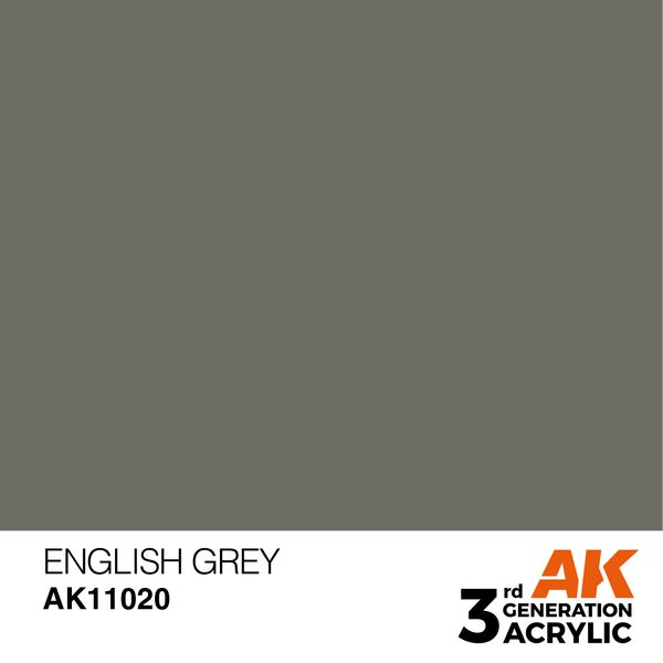 Фарба AK - Standard: English Grey AK11020 фото