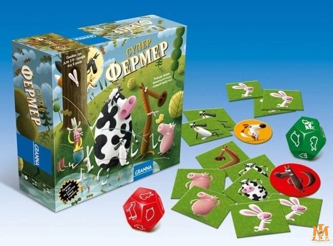 Настольная игра Granna - Суперфермер в стиле Ранчо (Укр) 81756 фото