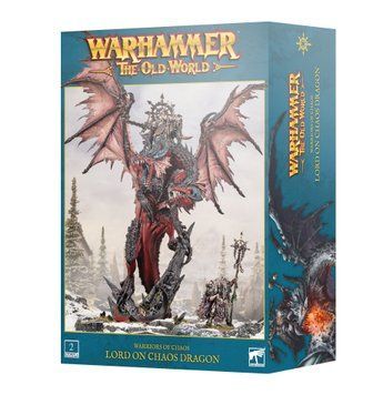 Игровой набор миниатюр - Warhammer The Old World: Warriors of Chaos - Lord/Sorcerer on Chaos Dragon