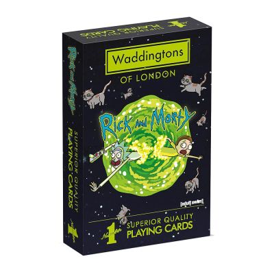 Игральные карты Winning Moves - Waddingtons No.1 Playing Cards. Rick and Morty (Нем) WIN30683 фото