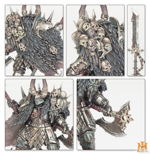 Игровой набор миниатюр - Warhammer The Old World: Warriors of Chaos - Lord/Sorcerer on Chaos Dragon