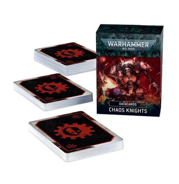 Ігровий набір GW - WARHAMMER 40000: DATACARDS - CHAOS KNIGHTS (ENG) 60050102005 фото