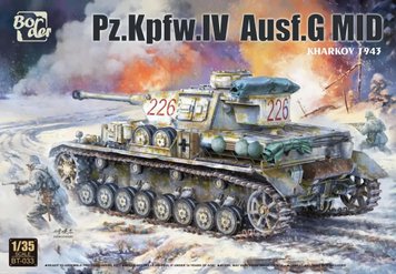 Сборная модель Border Model - 1/35 Танк Panzer Iv G MID Kharkov BT-033 фото