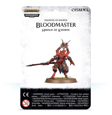 Мініатюра Warhammer Age of Sigmar Bloodmaster, Herald of Khorne 99079915005 фото