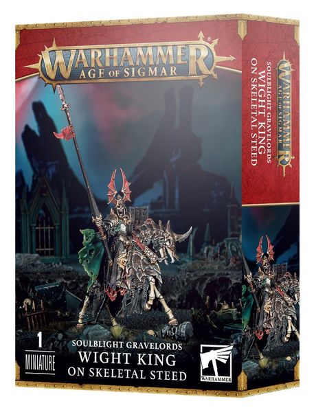 Игровой набор GW - AGE OF SIGMAR: SOULBLIGHT GRAVELORDS - WIGHT KING ON STEED 99120207130 фото