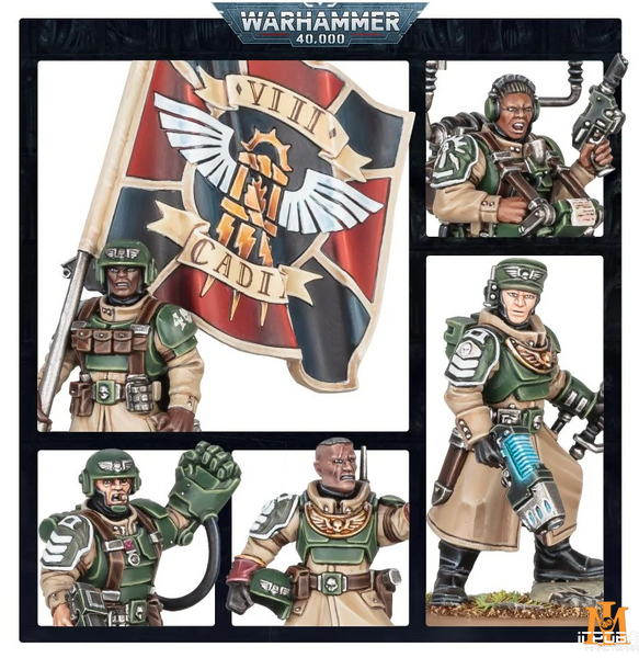 Игровой набор GW - Warhammer 40000: Astra Militarum - Cadian Command Squad 99120105102 фото