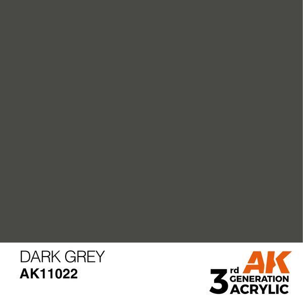 Краска AK - Standard: Dark Grey AK11022 фото