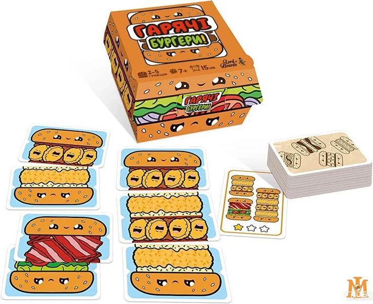 Настольная игра Lord of Boards - Горячие Бургеры / Burger ASAP! (Укр) LOB2319UA фото