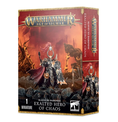 Мініатюра Warhammer Age of Sigmar Slaves to Darkness: Exalted Hero of Chaos 99120201132 фото