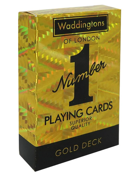 Игральные карты Winning Moves - Waddingtons No.1 Playing Cards. Gold Deck (Англ) WIN29391 фото
