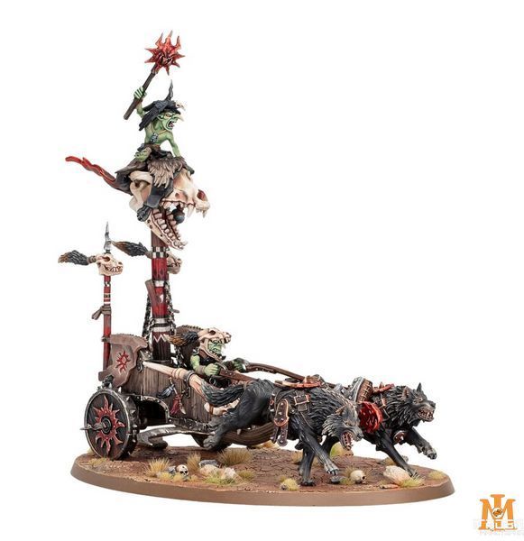 Ігровий набір GW - Age of Sigmar: Gloomspite Gitz - Snarlboss on War-wheela 99120209130 фото