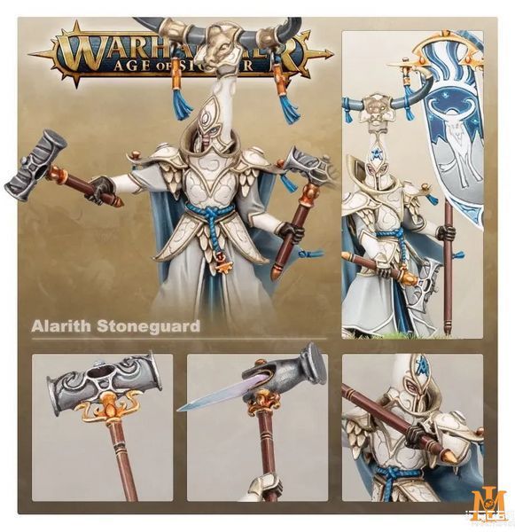 Ігровий набір GW - Age of Sigmar: Lumineth Realm-lords - Alarith Stoneguard 99120210055 фото