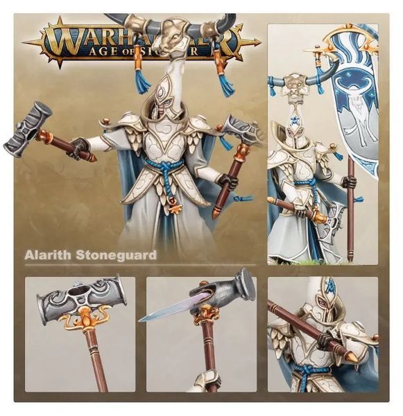 Игровой набор GW - Age of Sigmar: Lumineth Realm-lords - Alarith Stoneguard 99120210055 фото