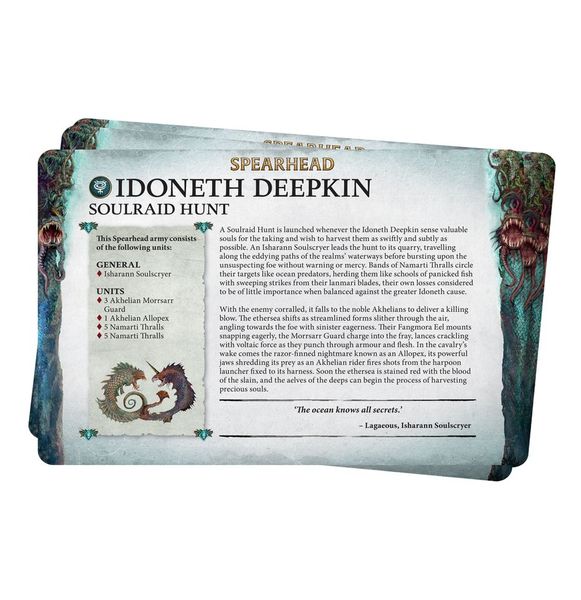 Игровой набор GW - Age of Sigmar: Faction Pack - Idoneth Deepkin (Eng) 60050219002 фото