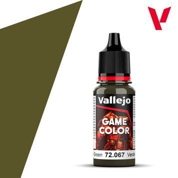 Акриловая краска Game Color Vallejo - Зеленый кайман (Cayman Green), 18 мл