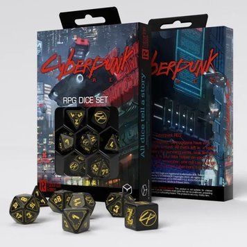 Набор кубиков Q Workshop - Dice Set. Cyberpunk Red RPG SCPU0 фото