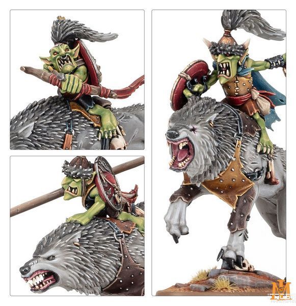 Игровой набор GW - Age of Sigmar: Gloomspite Gitz - Snarlboss and Wolfgit Retinue 99120209137 фото
