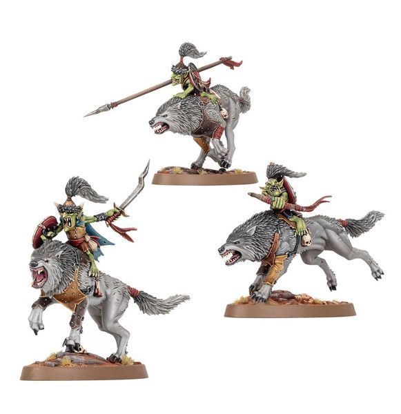 Ігровий набір GW - Age of Sigmar: Gloomspite Gitz - Snarlboss and Wolfgit Retinue 99120209137 фото