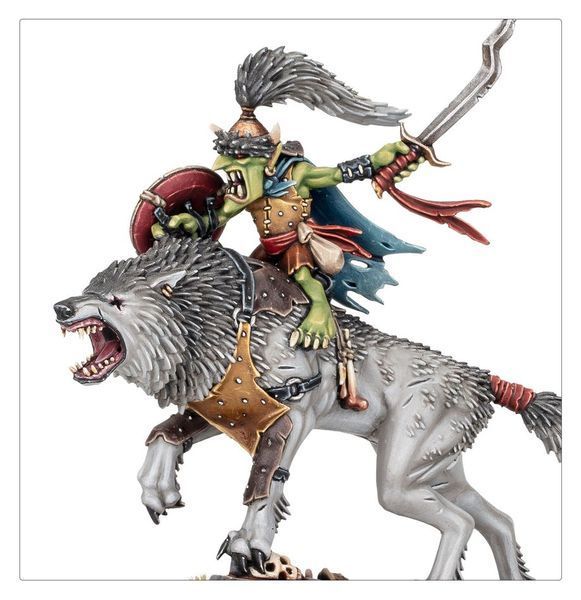 Ігровий набір GW - Age of Sigmar: Gloomspite Gitz - Snarlboss and Wolfgit Retinue 99120209137 фото