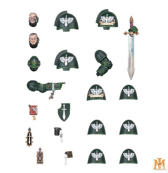 Игровой набор GW - Warhammer 40000: Dark Angels - Primaris Upgrades 99070101073 фото