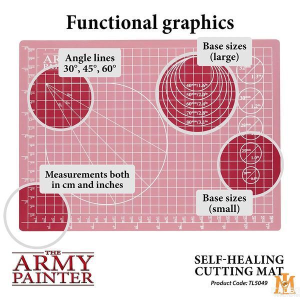 Самовідновлюючий килимок для різання The Army Painter - Self-healing Cutting Mat (2019) TL5049 фото