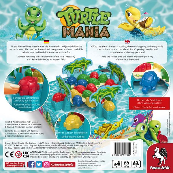 Настільна гра Pegasus Spiele - Turtle Mania (англ) 65500G фото