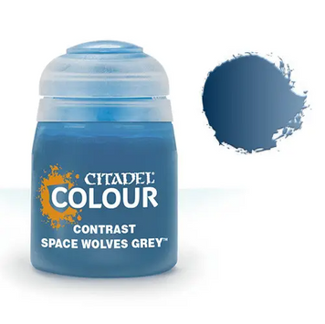 Фарба Citadel - Contrast: Space Wolves Grey (18ml) (6-pack) 9918996012206 фото