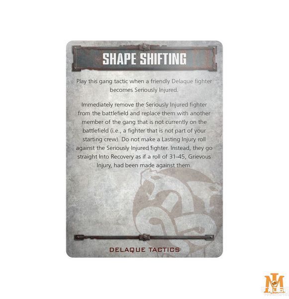 Ігровий набір GW - Necromunda: Delaque Gang Tactics Cards (Eng) 60050599028 фото