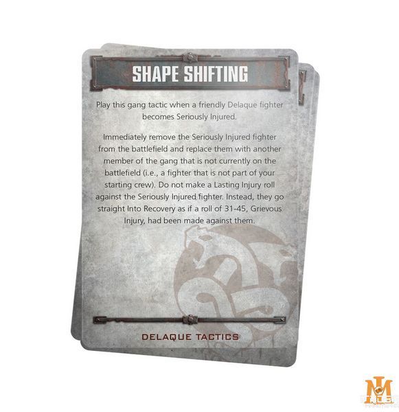 Ігровий набір GW - Necromunda: Delaque Gang Tactics Cards (Eng) 60050599028 фото