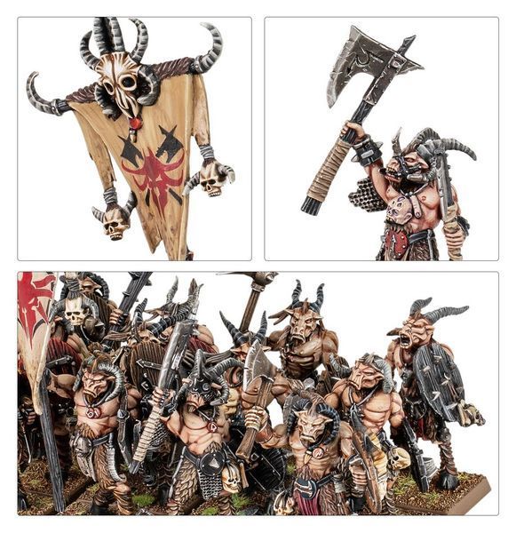 Игровой набор GW - Warhammer. The Old World: Battalion - Beastmen Brayherds 99122716007 фото