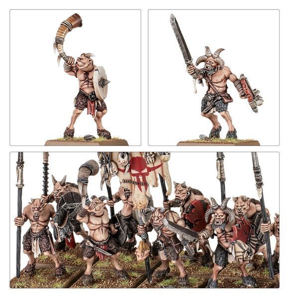 Игровой набор GW - Warhammer. The Old World: Battalion - Beastmen Brayherds 99122716007 фото