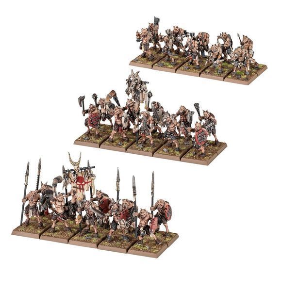 Игровой набор GW - Warhammer. The Old World: Battalion - Beastmen Brayherds 99122716007 фото