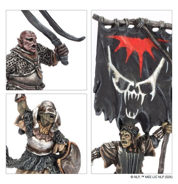 Ігровий набір GW - Lord of the Rings: Mordor Orc Commanders (metal) 99061462089 фото