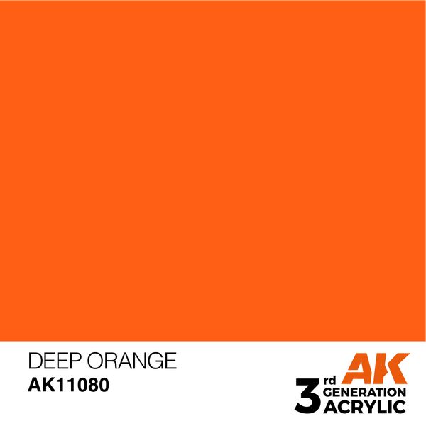 Краска AK - Intense: Deep Orange AK11080 фото