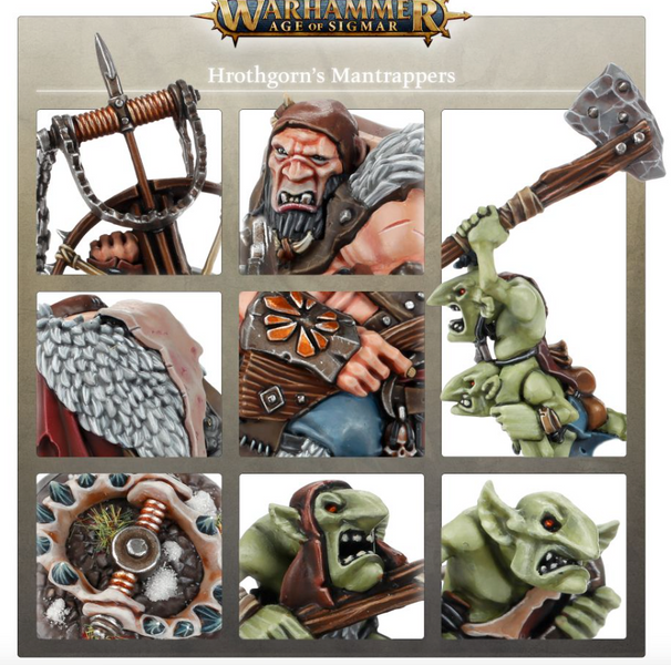 Игровой набор GW - Warhammer Underworlds. Beastgrave: Hrothgorns Mantrappers (Eng) 60120713001 фото
