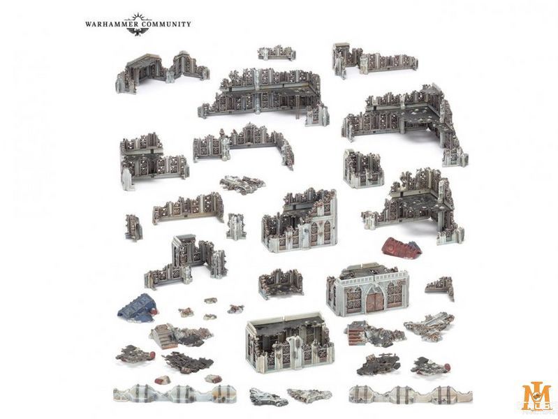 Террейн GW - Warhammer. The Horus Heresy. Legions Imperialis: Civitas Imperialis Ruins 99122699001 фото