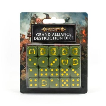 Гральні куби GW - Age of Sigmar: Grand Alliance Destruction Dice (Old) 99220299089 фото