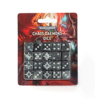 Игральные кубы GW - WARHAMMER 40000: CHAOS DAEMONS DICE 99229915015 фото