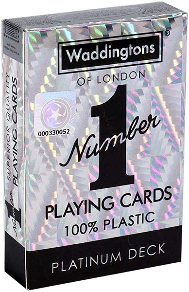 Игральные карты Winning Moves - Waddingtons No.1 Playing Cards. Platinum Deck (Англ) WIN35521 фото