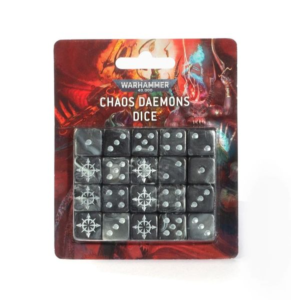 Игральные кубы GW - WARHAMMER 40000: CHAOS DAEMONS DICE 99229915015 фото