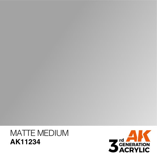 Фарба AK - Matte Medium - Auxiliary AK11234 фото