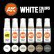 Набор красок AK - White Colors Set AK11609 фото 2